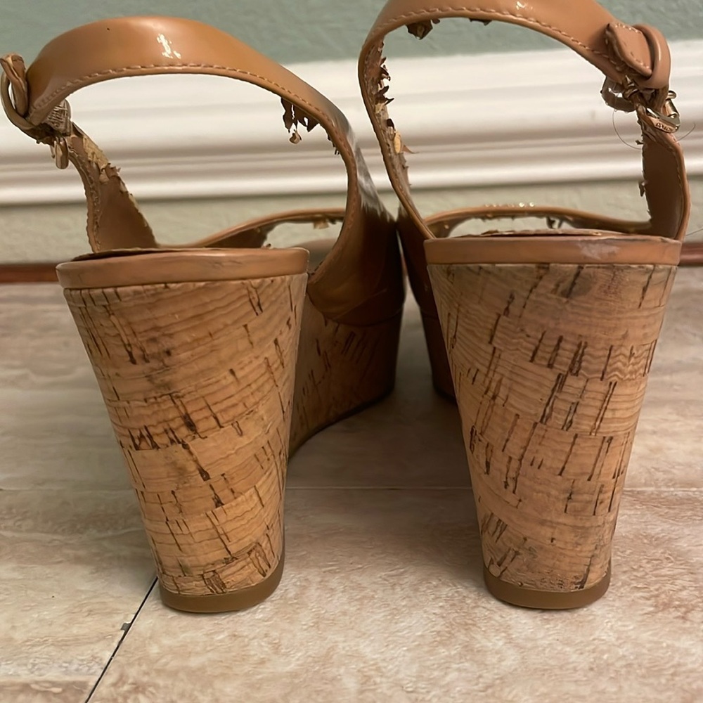 COACH wedges Cream/Beige 10